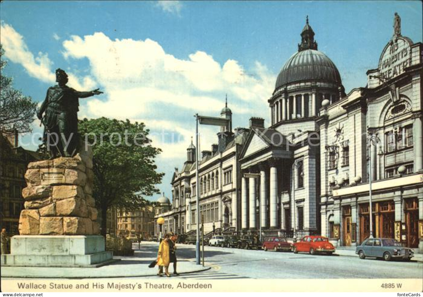 72435010 Aberdeen City Wallace Statue Majesty Theatre Aberdeen City - Other & Unclassified