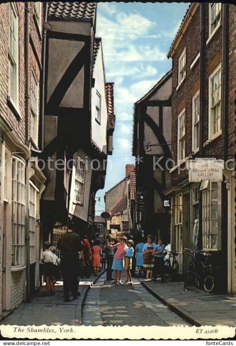 72434979 York UK The Shambles York - Sonstige & Ohne Zuordnung