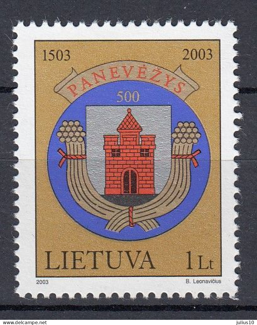 LITHUANIA 2003 Coat Of Arms MNH(**) Mi 828 #Lt1017 - Lituania