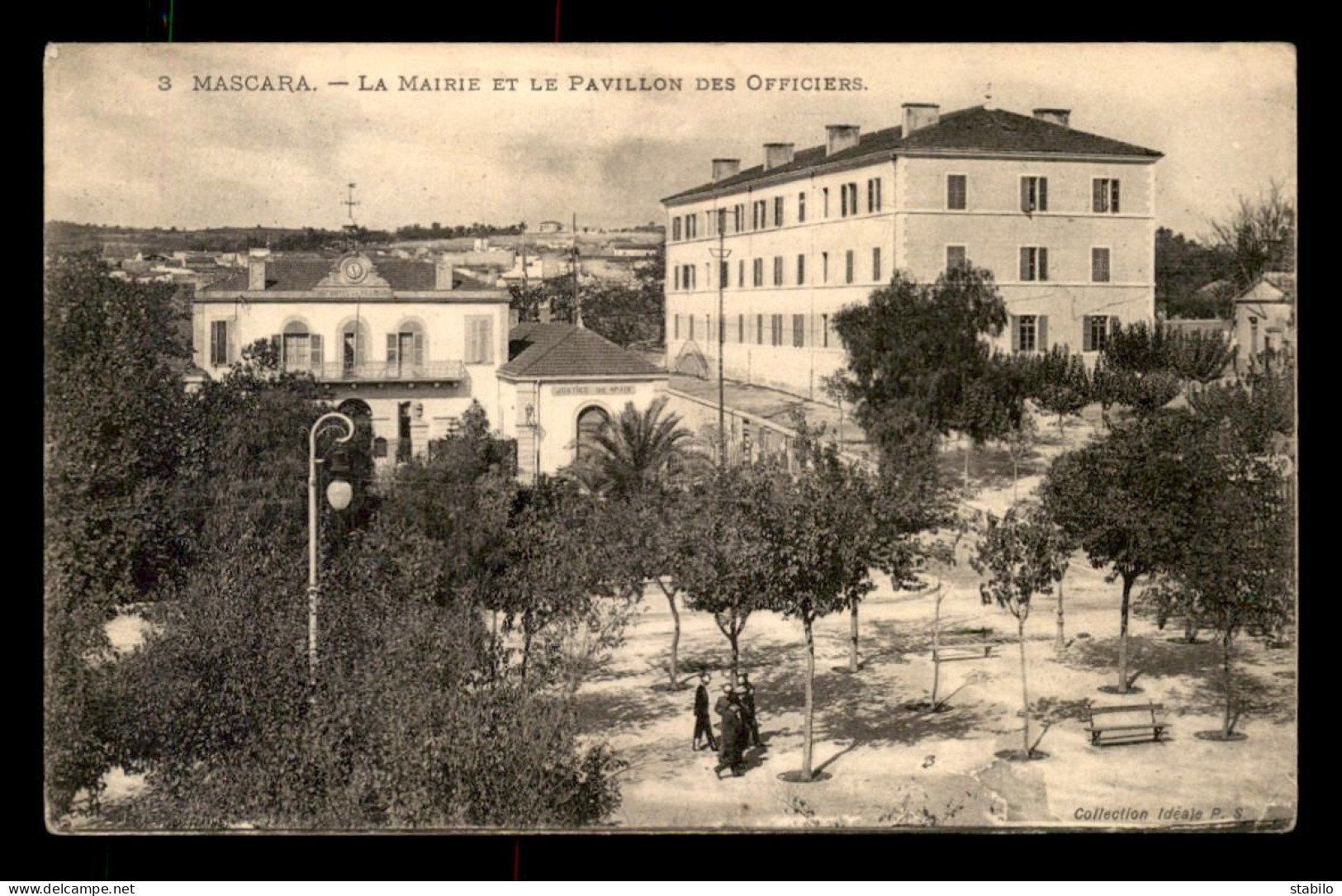 ALGERIE - MASCARA - LA MAIRIE ET LE PAVILLON DES OFFICIERS - Other & Unclassified