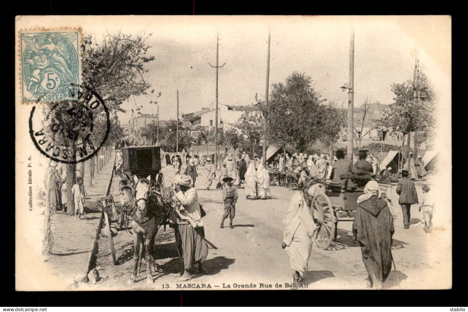 ALGERIE - MASCARA - LA GRANDE RUE DE BAB ALI - Andere & Zonder Classificatie