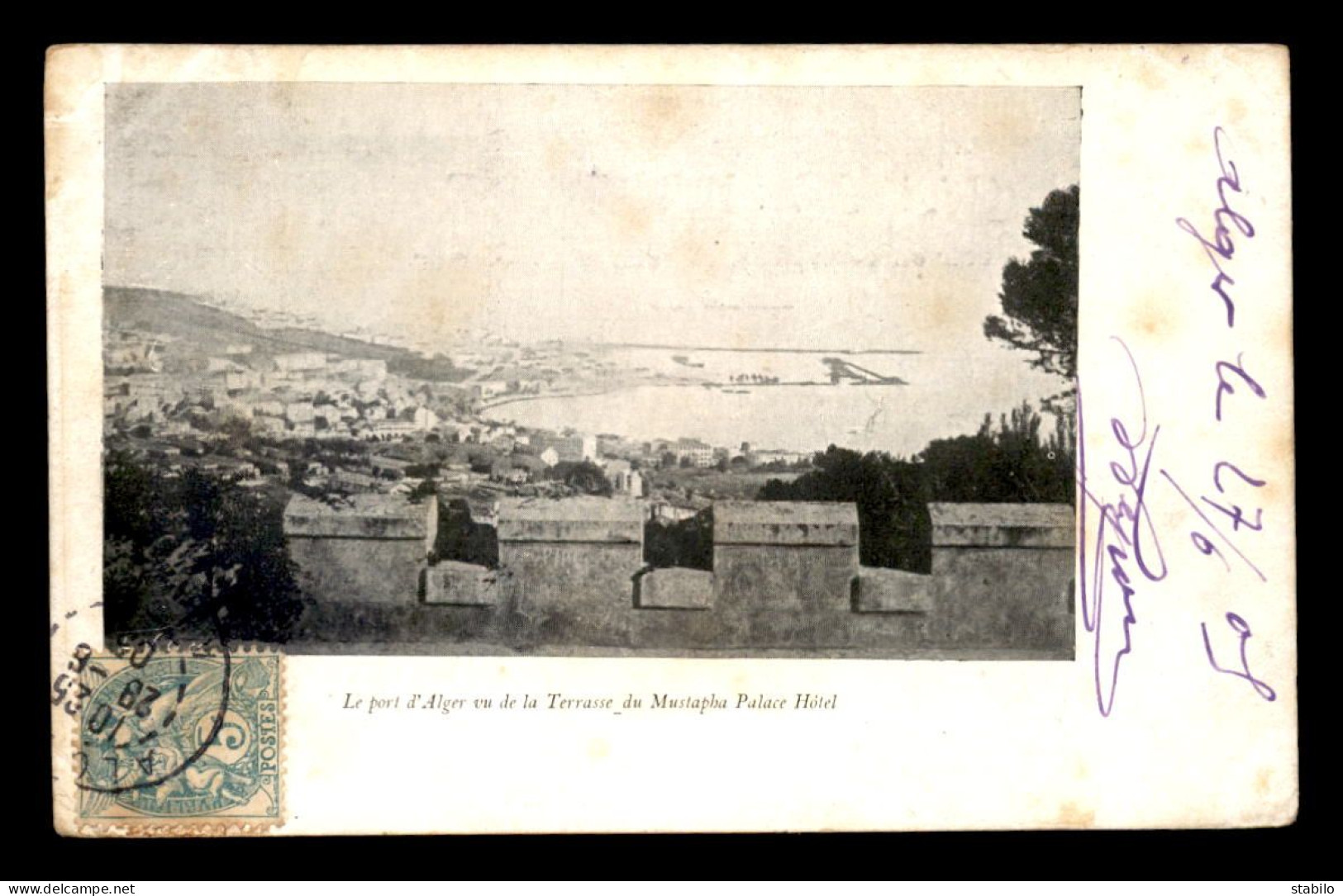 ALGERIE - ALGER - LE PARC D'ALGER VU DE LA TERRASSE DU MUSTAPHA PALACE HOTEL - Alger