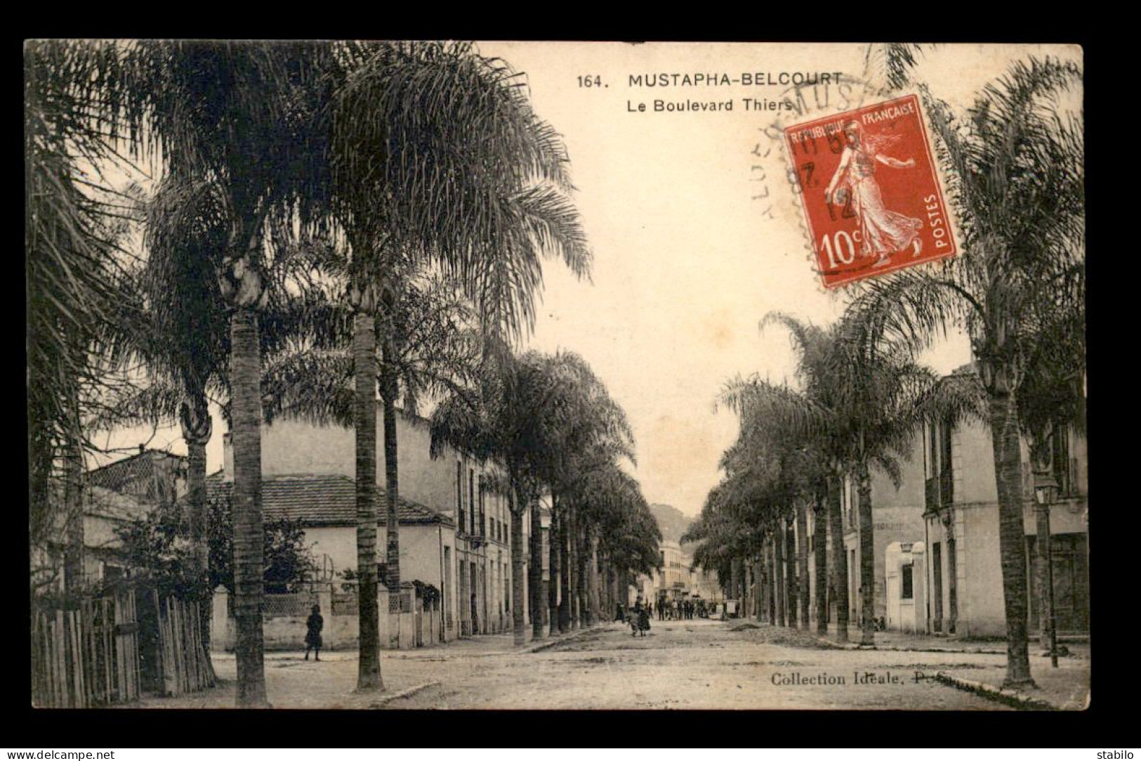 ALGERIE - ALGER - MUSTAPHA-BELCOURT - LE BOULEVARD THIERS - Algiers