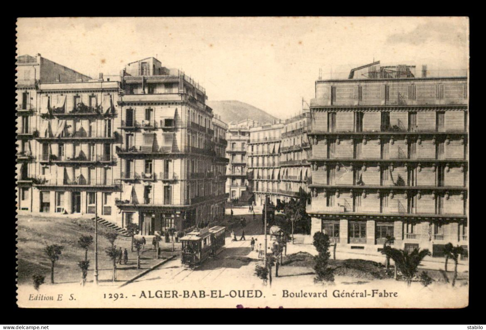 ALGERIE - ALGER - BAB-EL-OUED - BOULEVARD GENERAL FABRE - Algerien