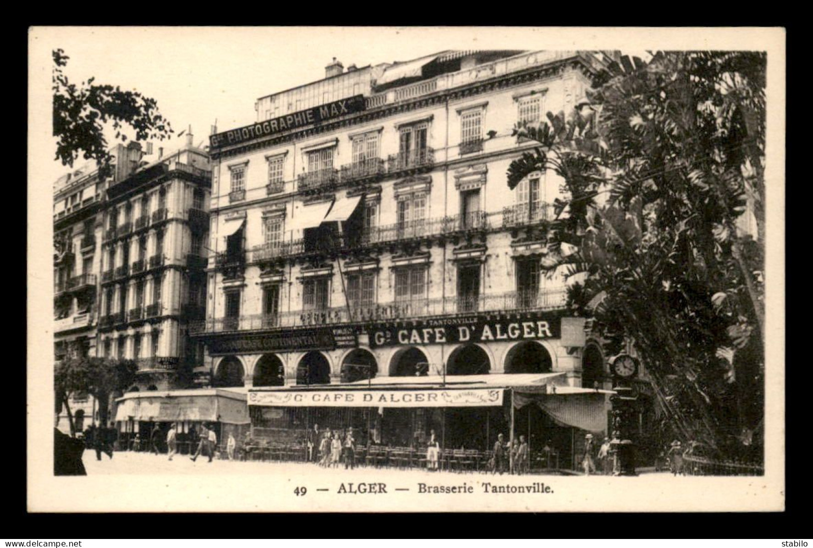 ALGERIE - ALGER - BRASSERIE TANTONVILLE - CAFE D'ALGER - Algerien