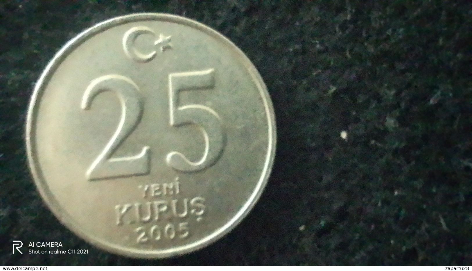 TÜRKİYE-2005--       -25     YENİ      KURUŞ            VF - Türkei