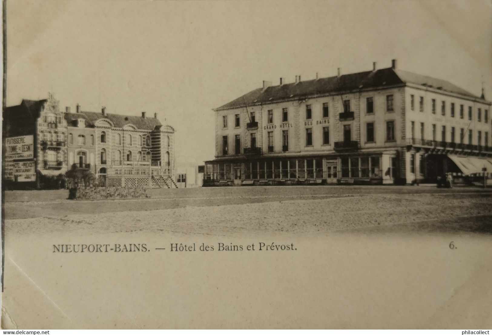 Nieuwpoort - Nieuport Bains // Hotel Des Bains Et Provost Ca 1900 - Nieuwpoort