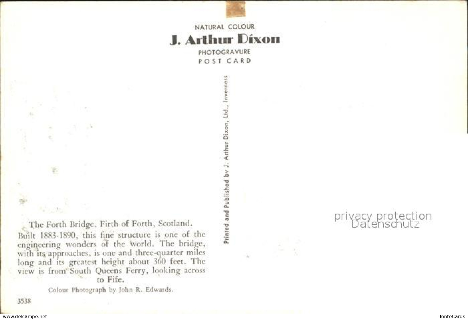 72434569 Forth Scotland Forth Bridge Forth Scotland - Altri & Non Classificati