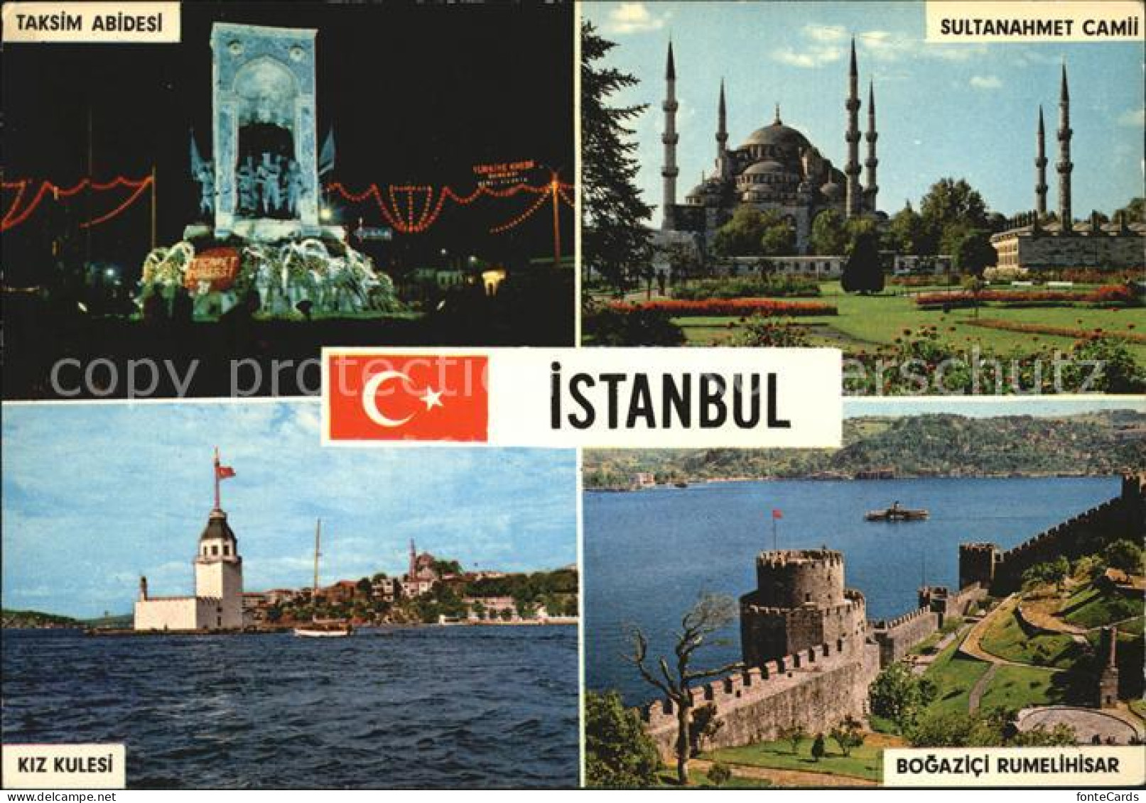72434538 Istanbul Constantinopel Kiz-Kulesi Sultanahmet-Camli  - Turchia