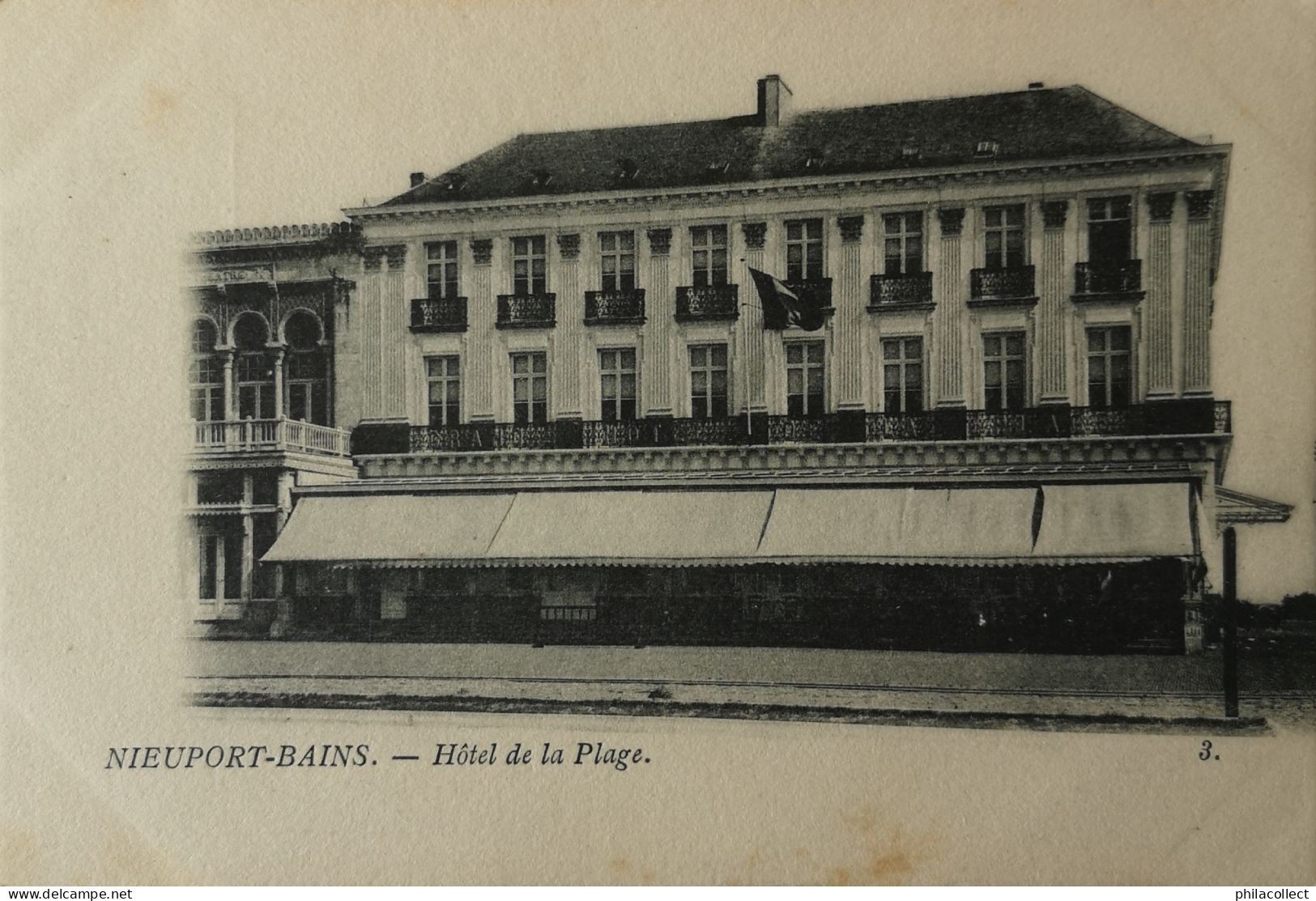 Nieuwpoort - Nieuport Bains // Hotel De La Plage  Ca 1900 - Nieuwpoort