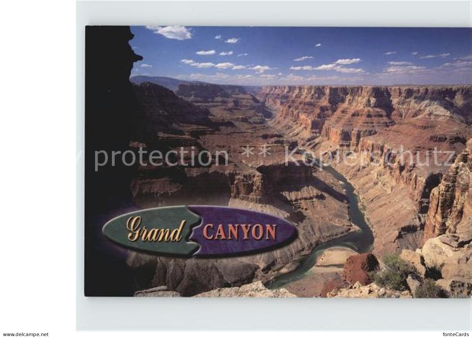 72431990 Grand Canyon Fliegeraufnahme Grand Canyon National Park - Autres & Non Classés