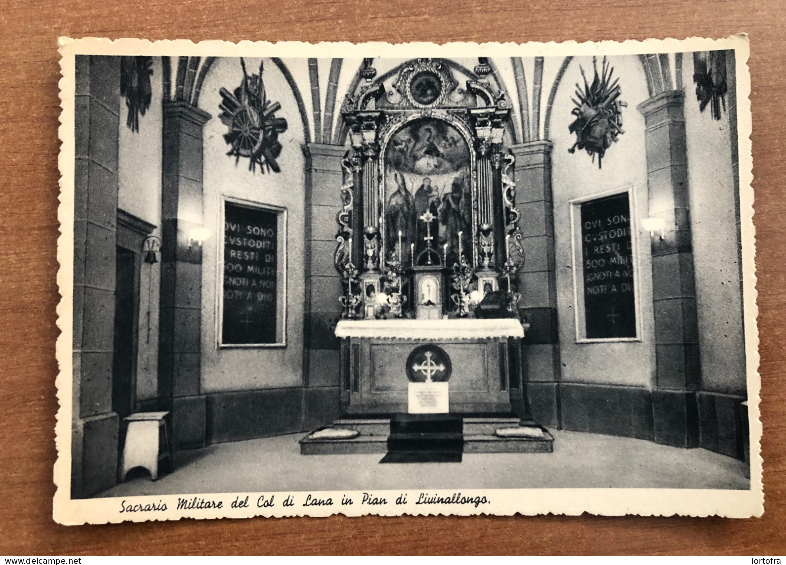 SACRARIO MILITARE DEL COL DI LANA IN PIEVE DI LIVINALLONGO ( BELLUNO ) 1953 - Belluno