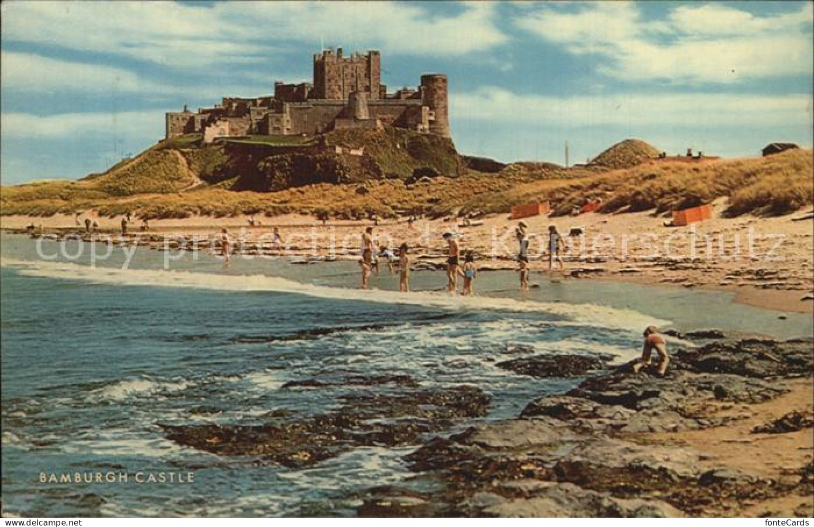 72429041 Bamburgh Beach And Castle  - Other & Unclassified