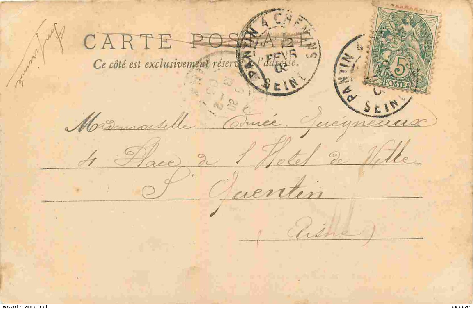 93 - Noisy Le Sec - Maison Moderne - Animée - Précurseur - CPA - Oblitération Ronde De 1903 - Voir Scans Recto-Verso - Noisy Le Sec