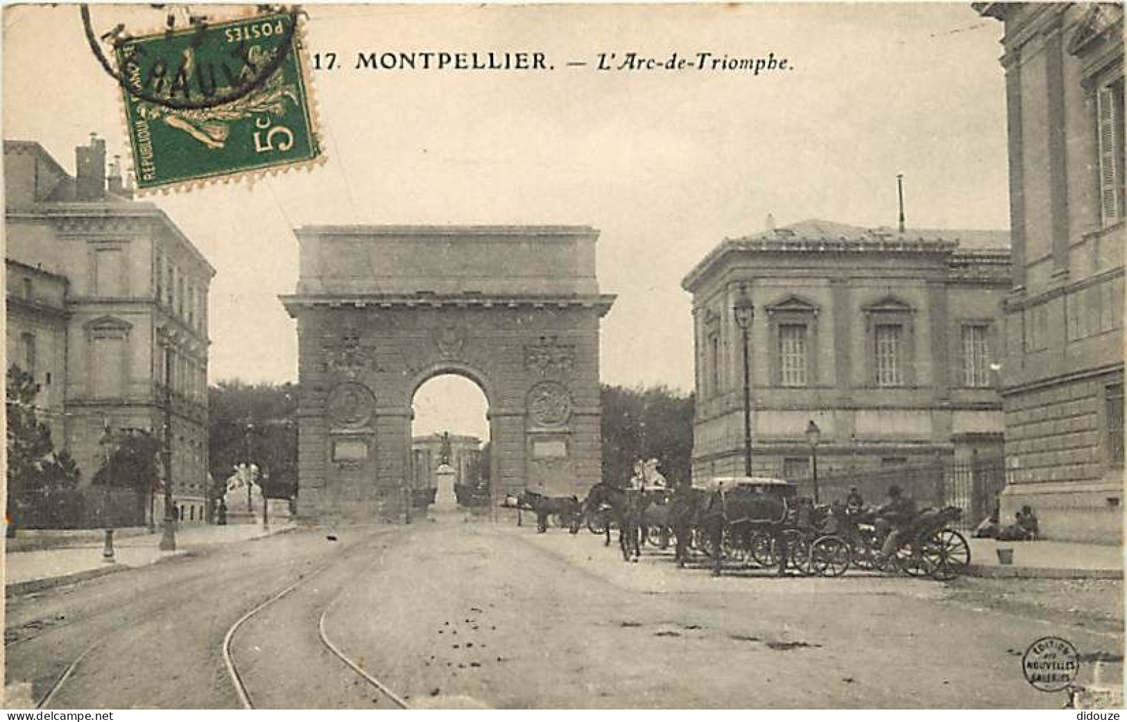 34 - Montpellier - L'Arc-de-Triomphe - Animée - CPA - Voir Scans Recto-Verso - Montpellier