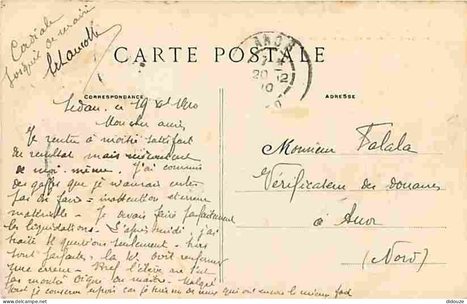 08 - Donchery - Château De La Croix Piot - Animée - Oblitération Ronde De 1910 - CPA - Voir Scans Recto-Verso - Autres & Non Classés