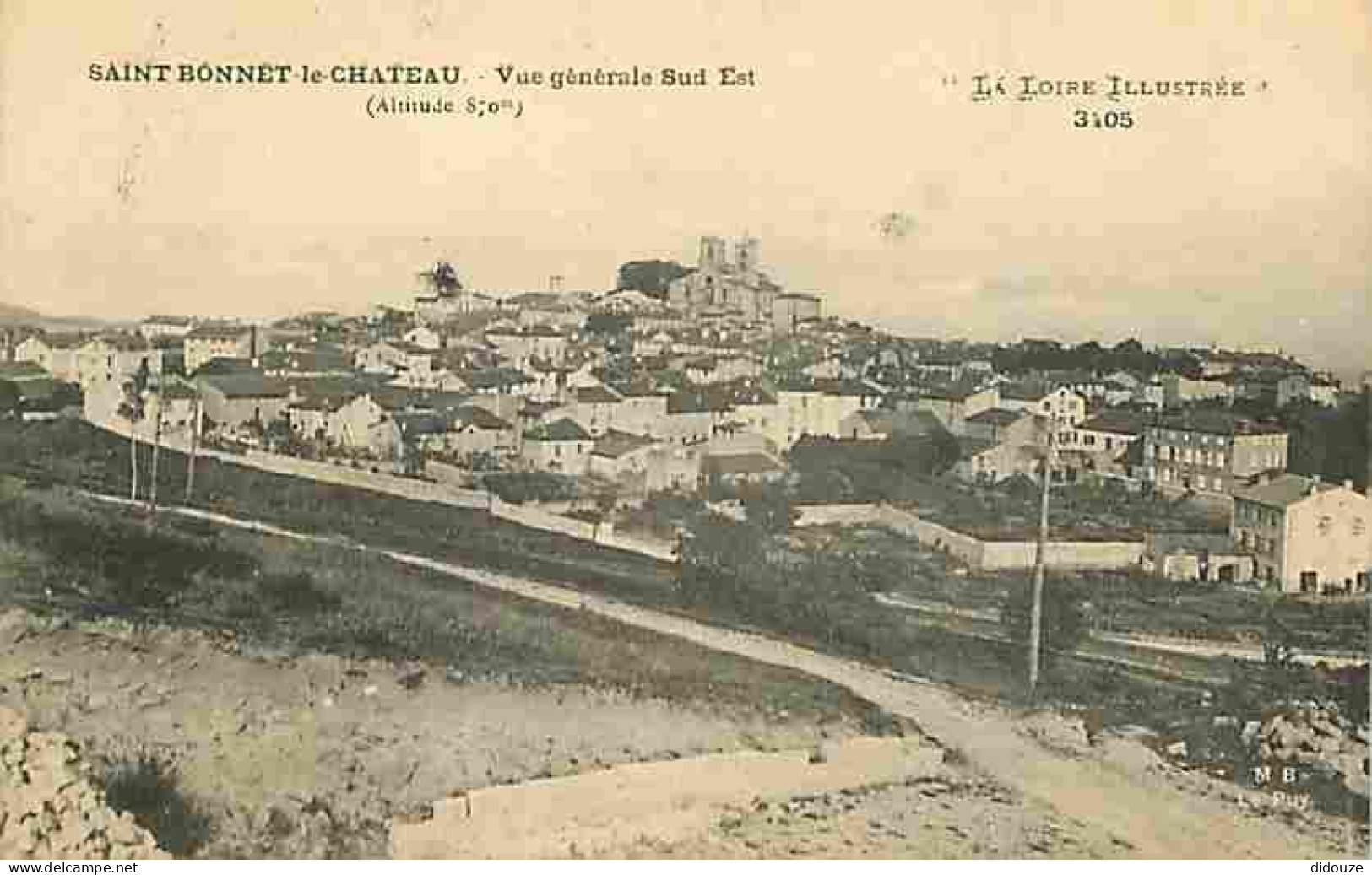 42 - St Bonnet Le Château - Vue Générale Sud Est - CPA - Voir Scans Recto-Verso - Other & Unclassified