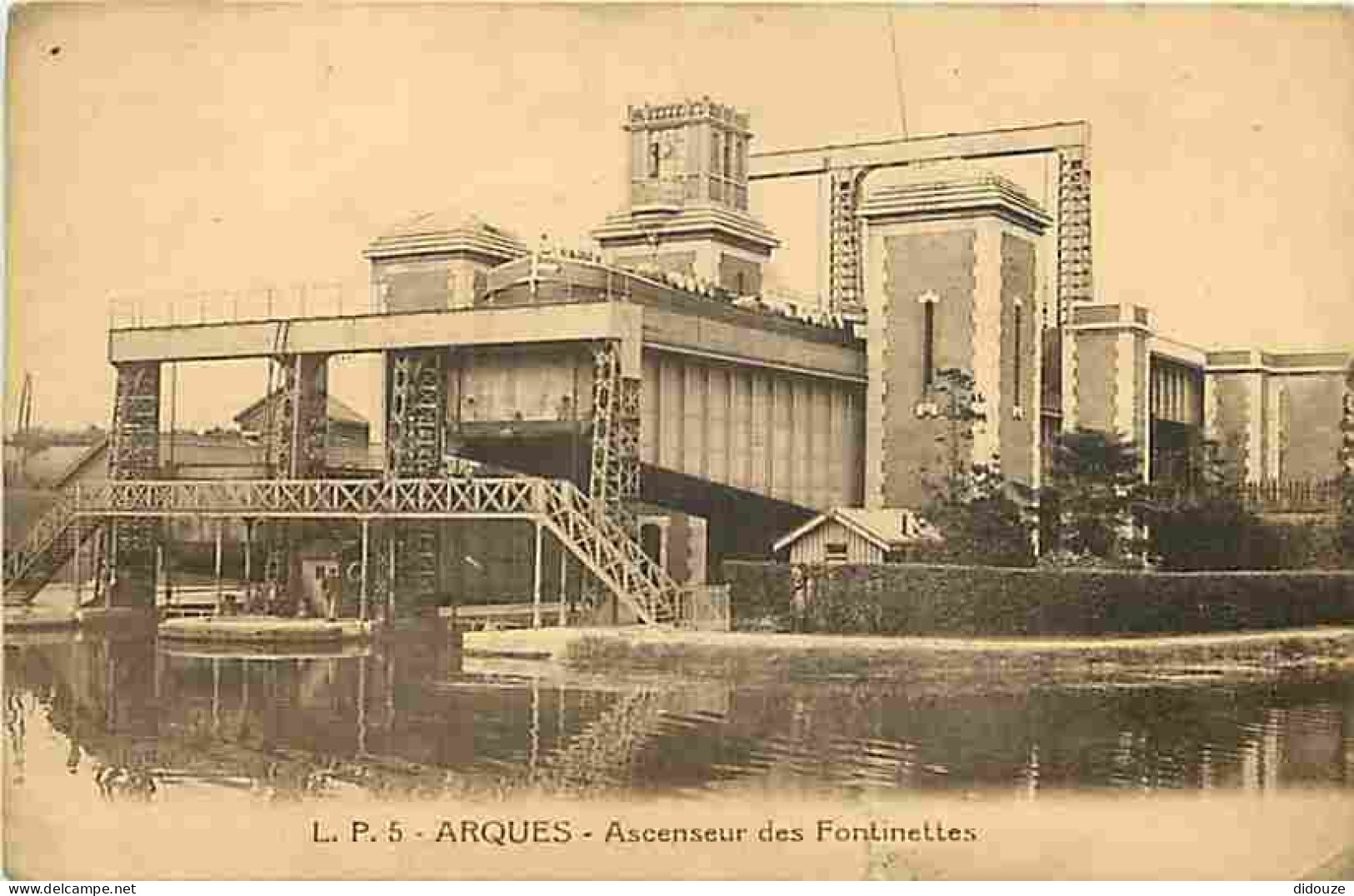 62 - Arques - Ascenseur Des Fontinettes - Ecrite - CPA - Voir Scans Recto-Verso - Arques