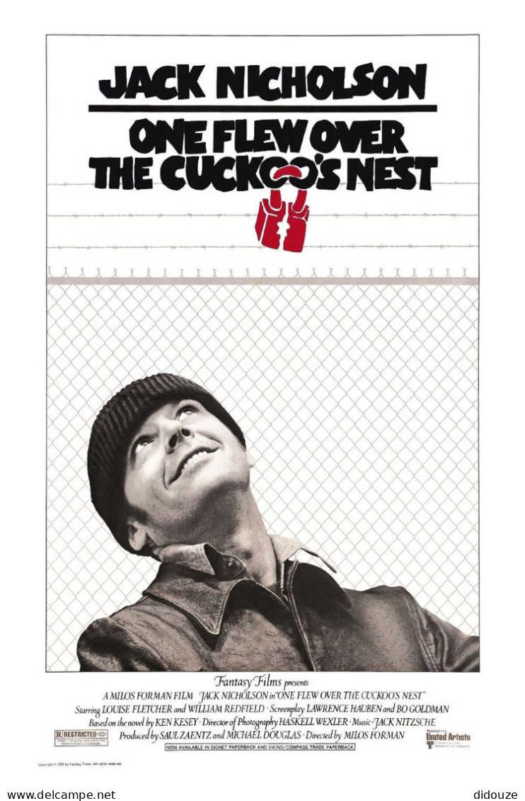 Cinema - One Flew Over The Cuckco's Nest - Jack Nicholson - Affiche De Film - CPM - Carte Neuve - Voir Scans Recto-Verso - Afiches En Tarjetas