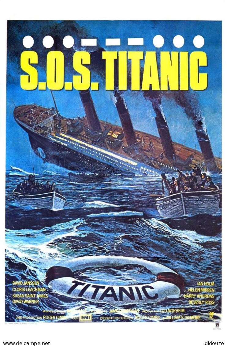 Cinema - SOS Titanic - Illustration Vintage - Affiche De Film - CPM - Carte Neuve - Voir Scans Recto-Verso - Afiches En Tarjetas