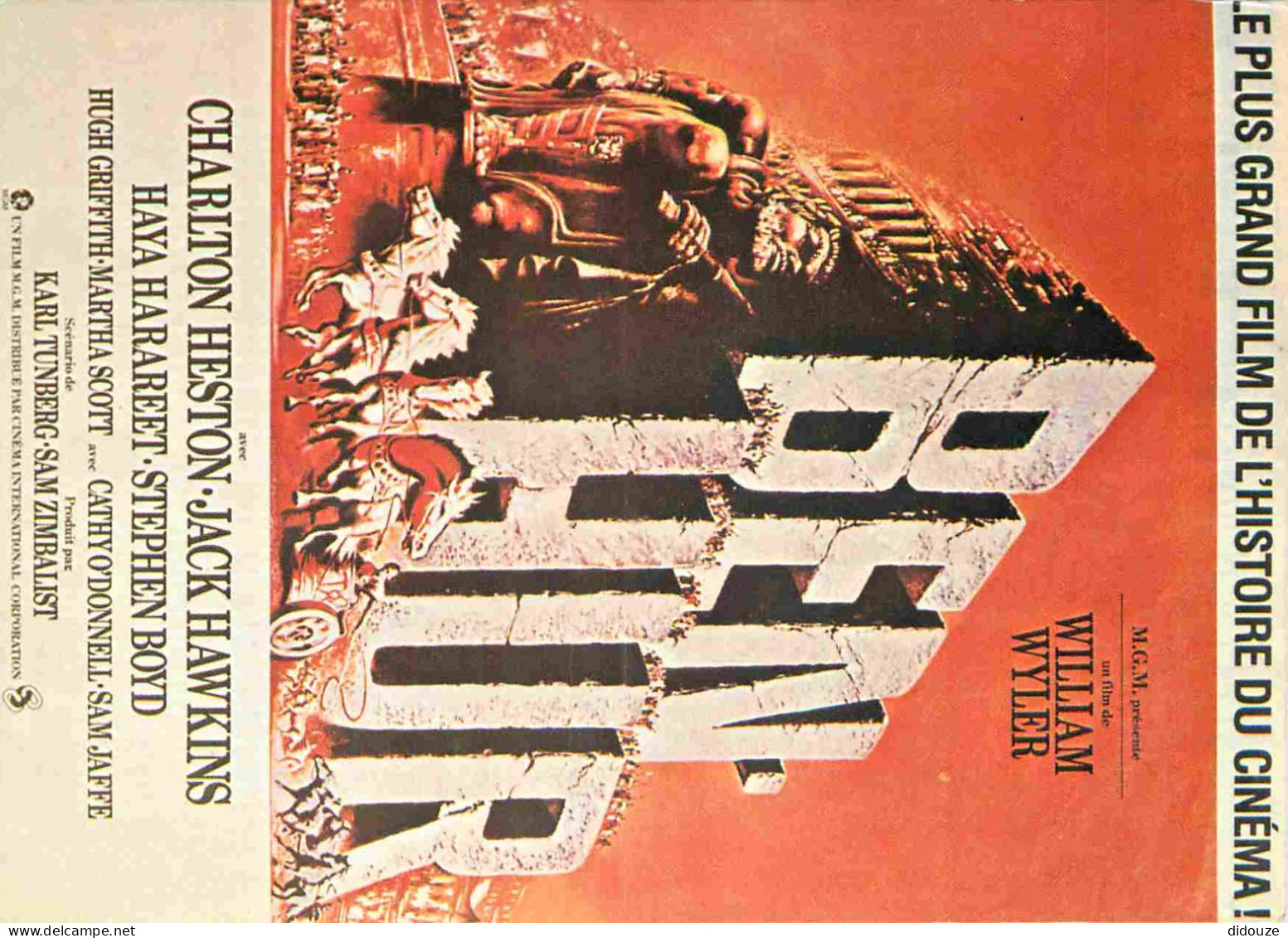 Cinema - Affiche De Film - Ben-Hur - Charlton Heston - Jack Hawkins - CPM - Carte Neuve - Voir Scans Recto-Verso - Afiches En Tarjetas