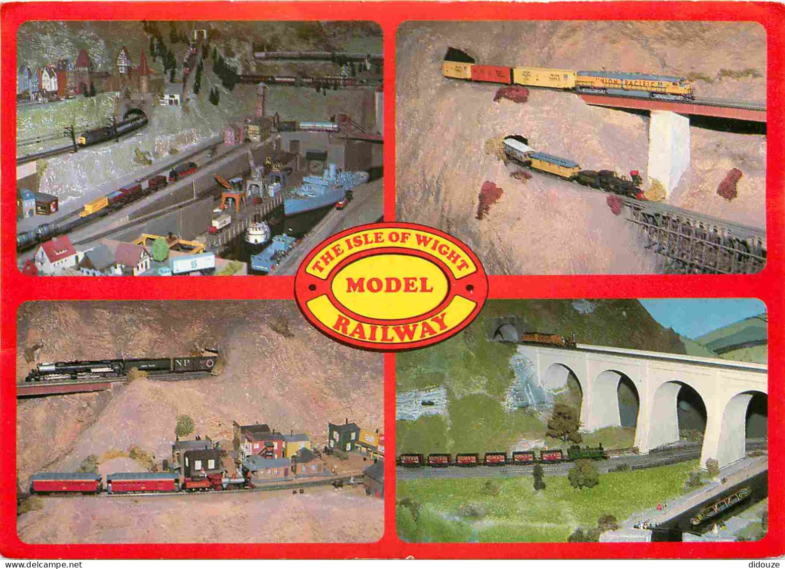 Trains - Modélisme - Maquette - The Isle Of Wight Model Railway - CPM - Voir Scans Recto-Verso - Autres & Non Classés