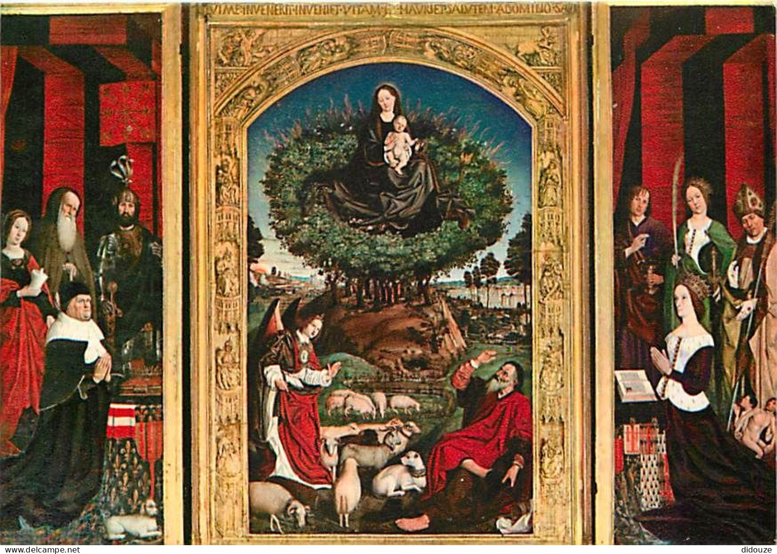 Art - Peinture Religieuse - Nicolas Froment - Aix En Provence - Cathédrale Saint Sauveur - Triptyque Du Buisson Ardent - - Schilderijen, Gebrandschilderd Glas En Beeldjes