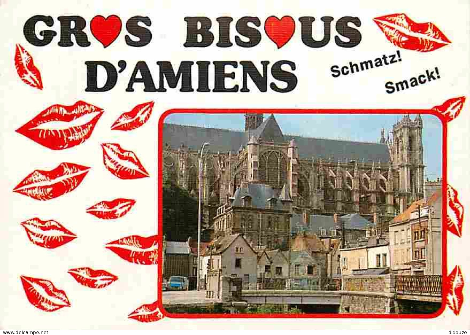80 - Amiens - La Cathédrale Notre Dame Et Le Vieil Amiens - Flamme Postale - CPM - Voir Scans Recto-Verso - Amiens