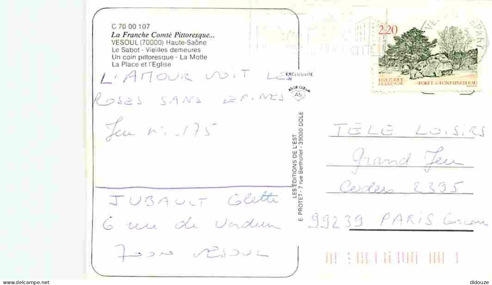 70 - Vesoul - Multivues - Voir Timbre - CPM - Voir Scans Recto-Verso - Vesoul