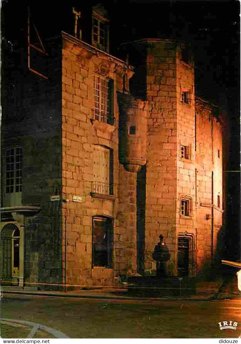 23 - Aubusson - La Maison Des Vallinet - Vue De Nuit - CPM - Voir Scans Recto-Verso - Aubusson