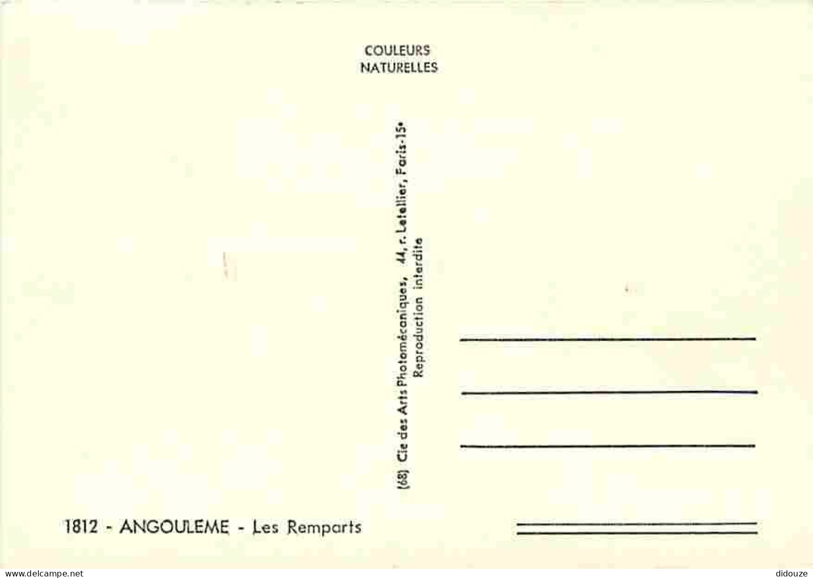 16 - Angouleme - Les Remparts - Automobiles - Carte Neuve - CPM - Voir Scans Recto-Verso - Angouleme