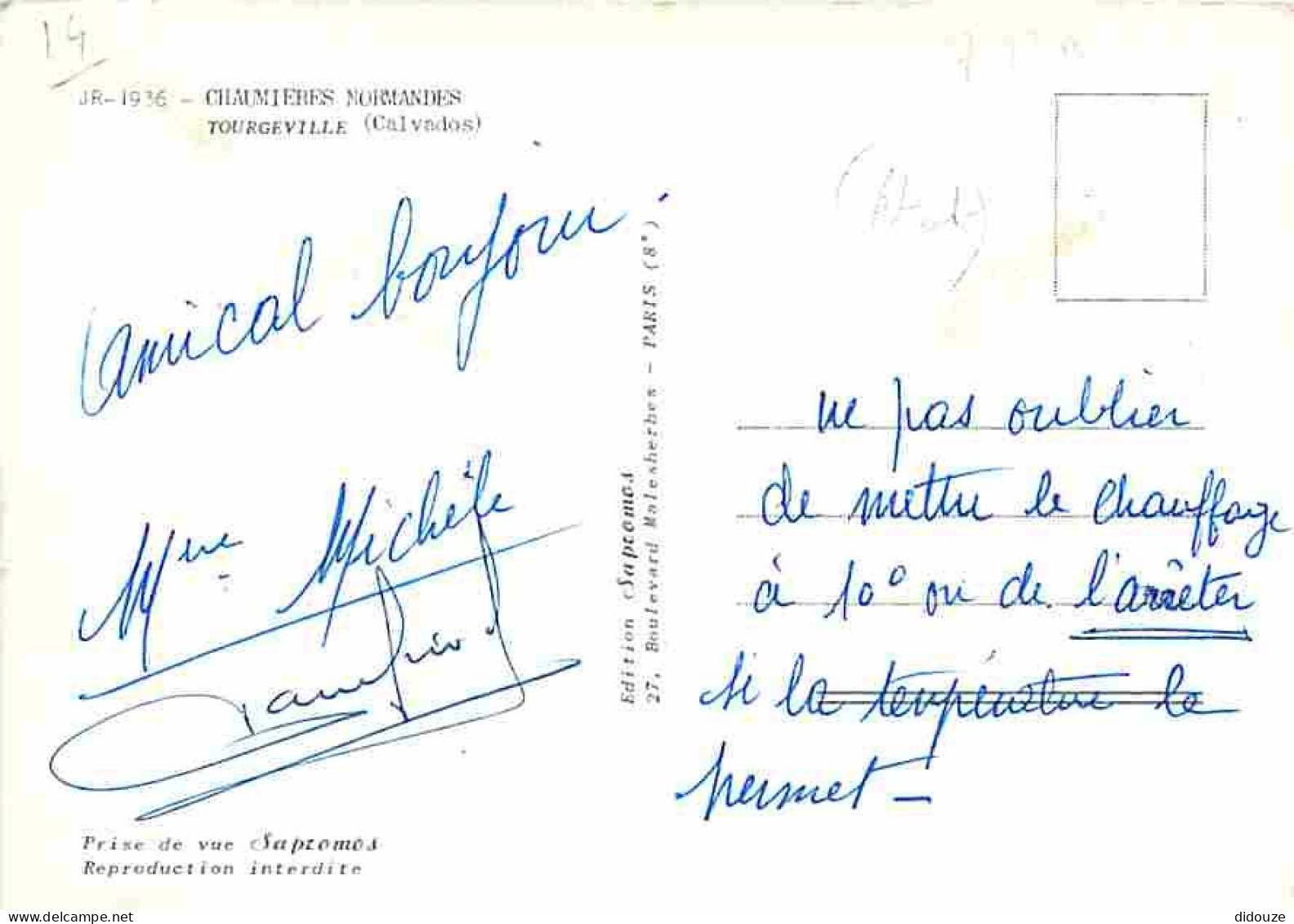 14 - Tourgeville - Chaumières Normandes - CPM - Voir Scans Recto-Verso - Autres & Non Classés