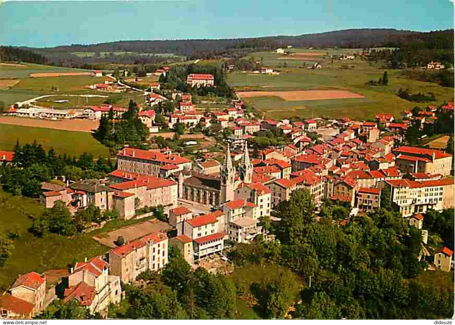 07 - La Louvesc - Vue Générale Aérienne - Flamme Postale - CPM - Voir Scans Recto-Verso - La Louvesc