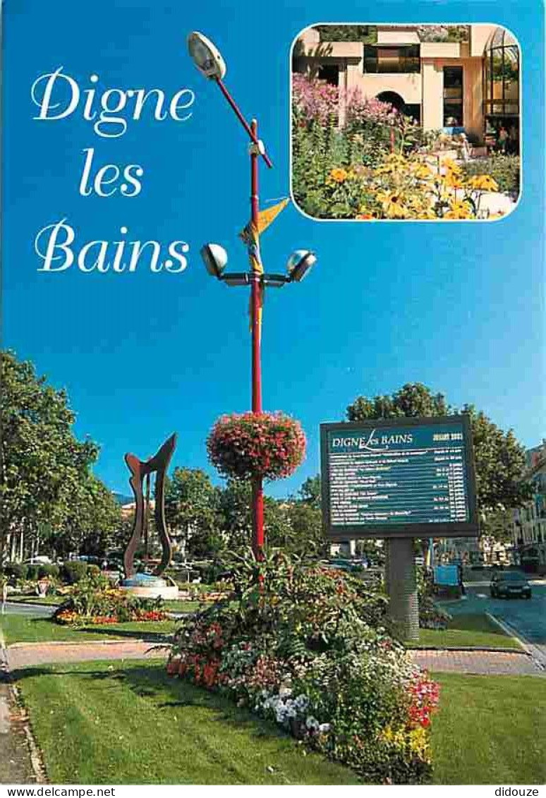 04 - Digne Les Bains - Sous Le Soleil De Provence - Fleurs - CPM - Voir Scans Recto-Verso - Digne