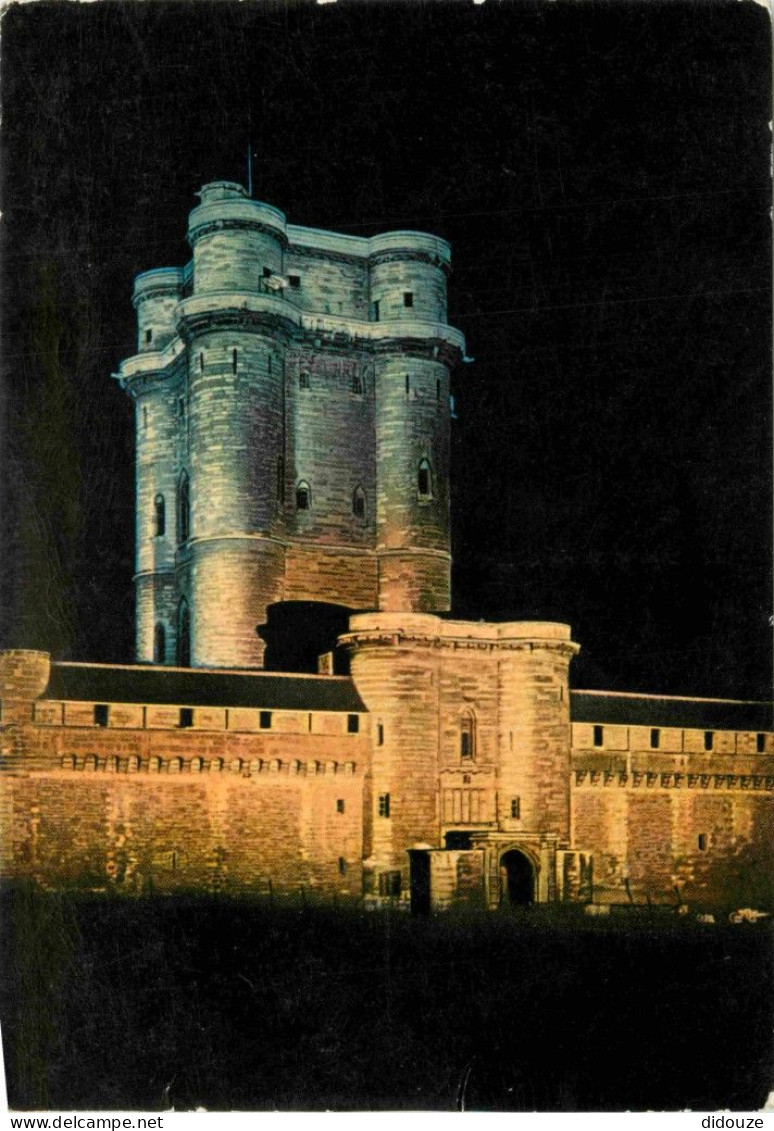 94 - Vincennes - Le Donjon Du Château - Vue De Nuit - CPM - Voir Scans Recto-Verso - Vincennes