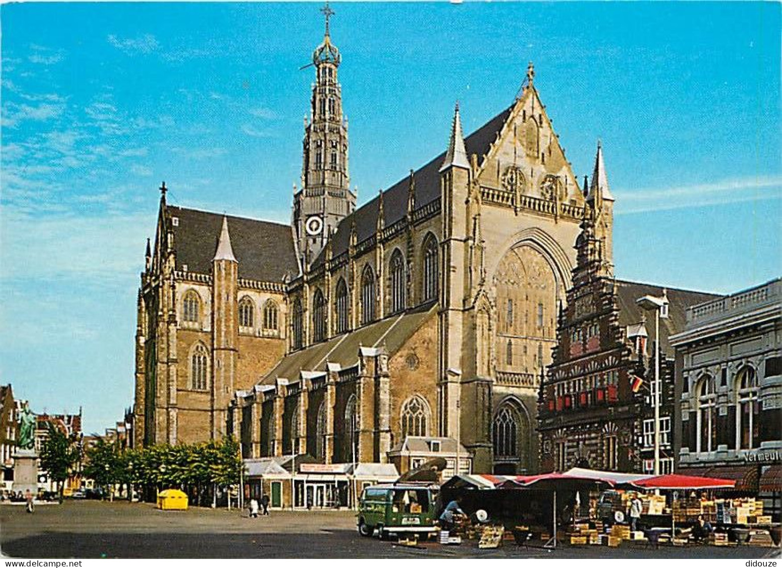 Pays-Bas - Nederland - Haarlem - Grote Of St. Bavokerk Op De Grote Markt - Eglise - CPM - Voir Scans Recto-Verso - Haarlem