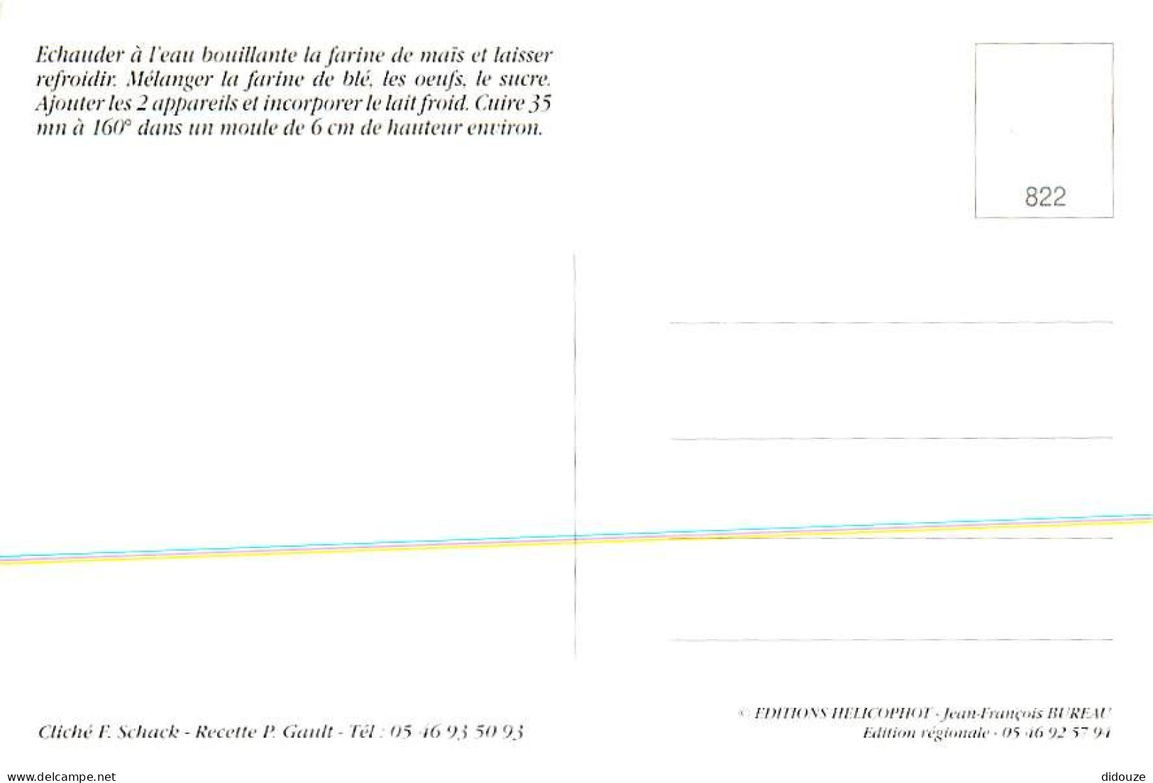 Recettes De Cuisine - Gastronomie - CPM - Voir Scans Recto-Verso - Recettes (cuisine)