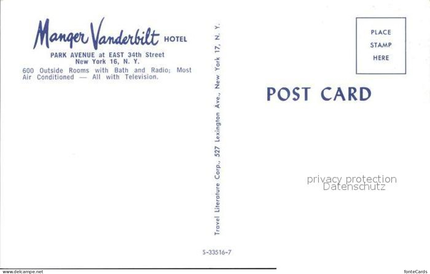 72376958 New_York_City Manger Vanderbilt Hotel - Otros & Sin Clasificación