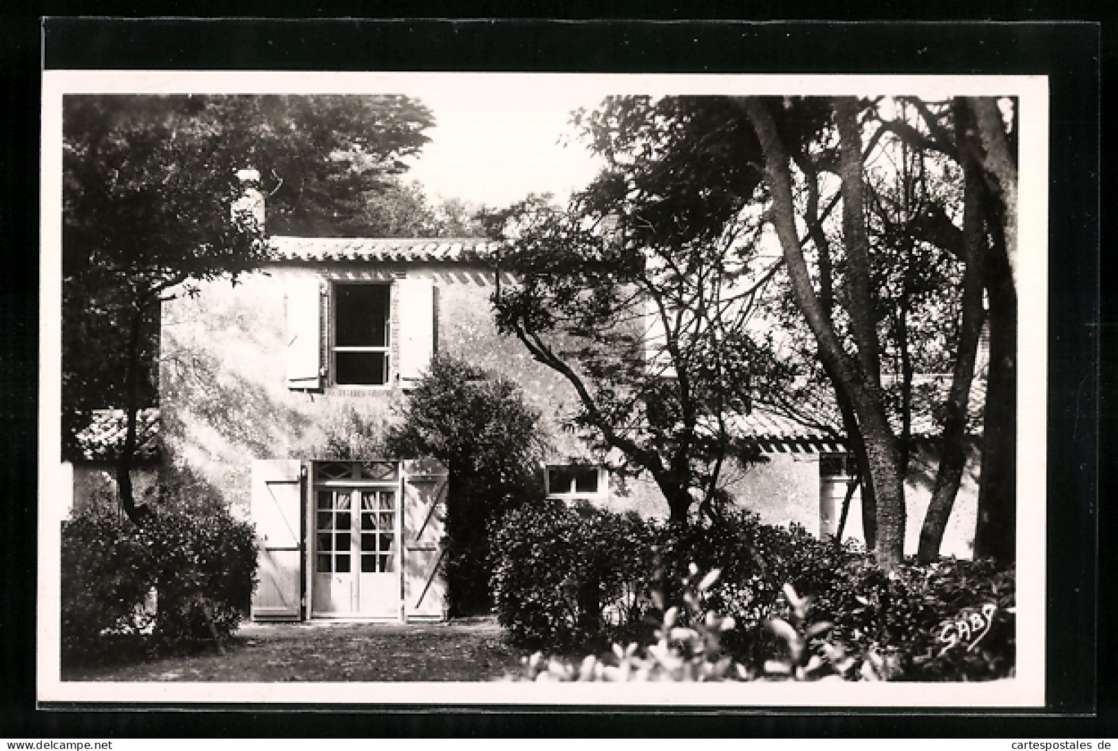 CPA Ile De Noirmoutier, Maison De Pierre L`Ermite, La Garennerie  - Noirmoutier