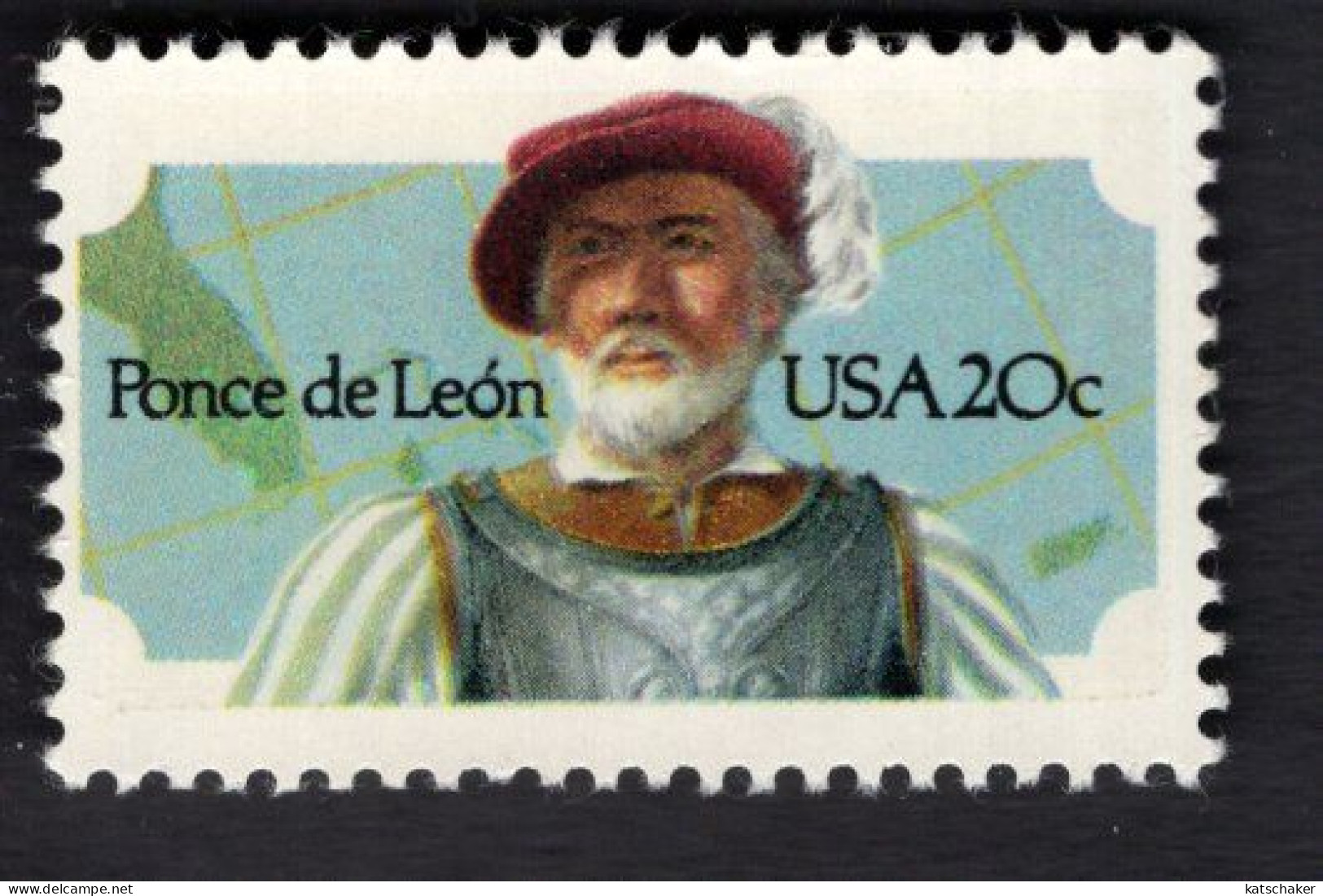 209001224 1982  SCOTT 2024 (XX) POSTFRIS MINT NEVER HINGED  - PONCE DE LEON - Ungebraucht