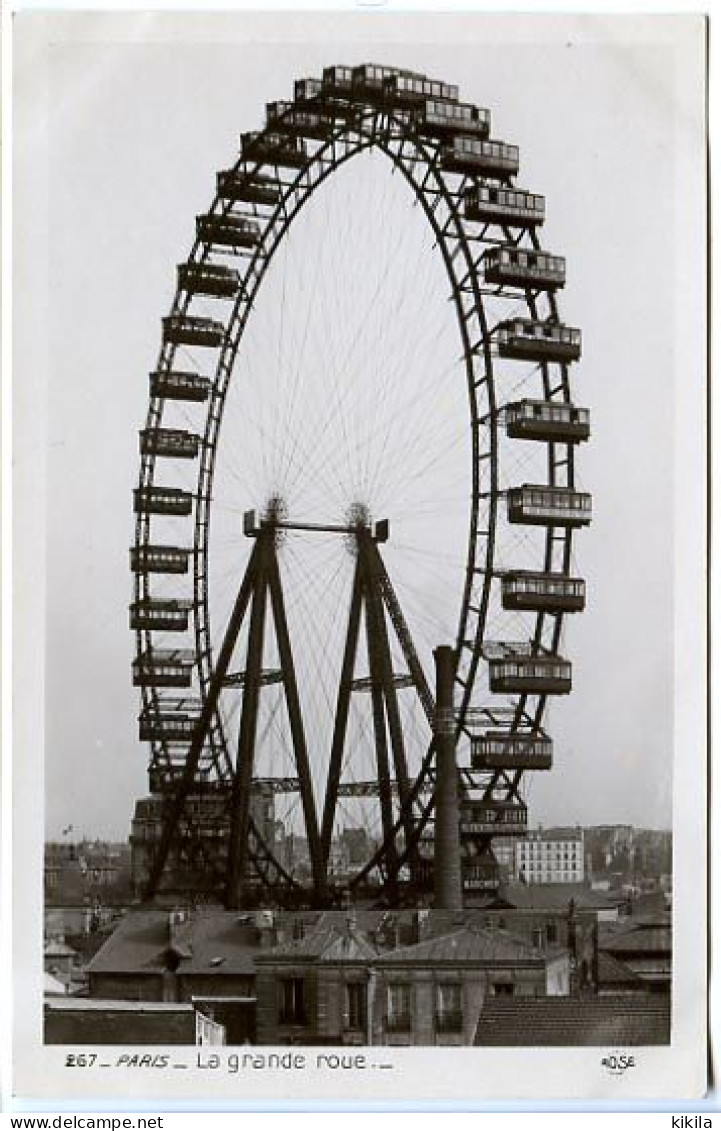 CPA  9 X 14  PARIS   La Grande Roue - Sonstige & Ohne Zuordnung