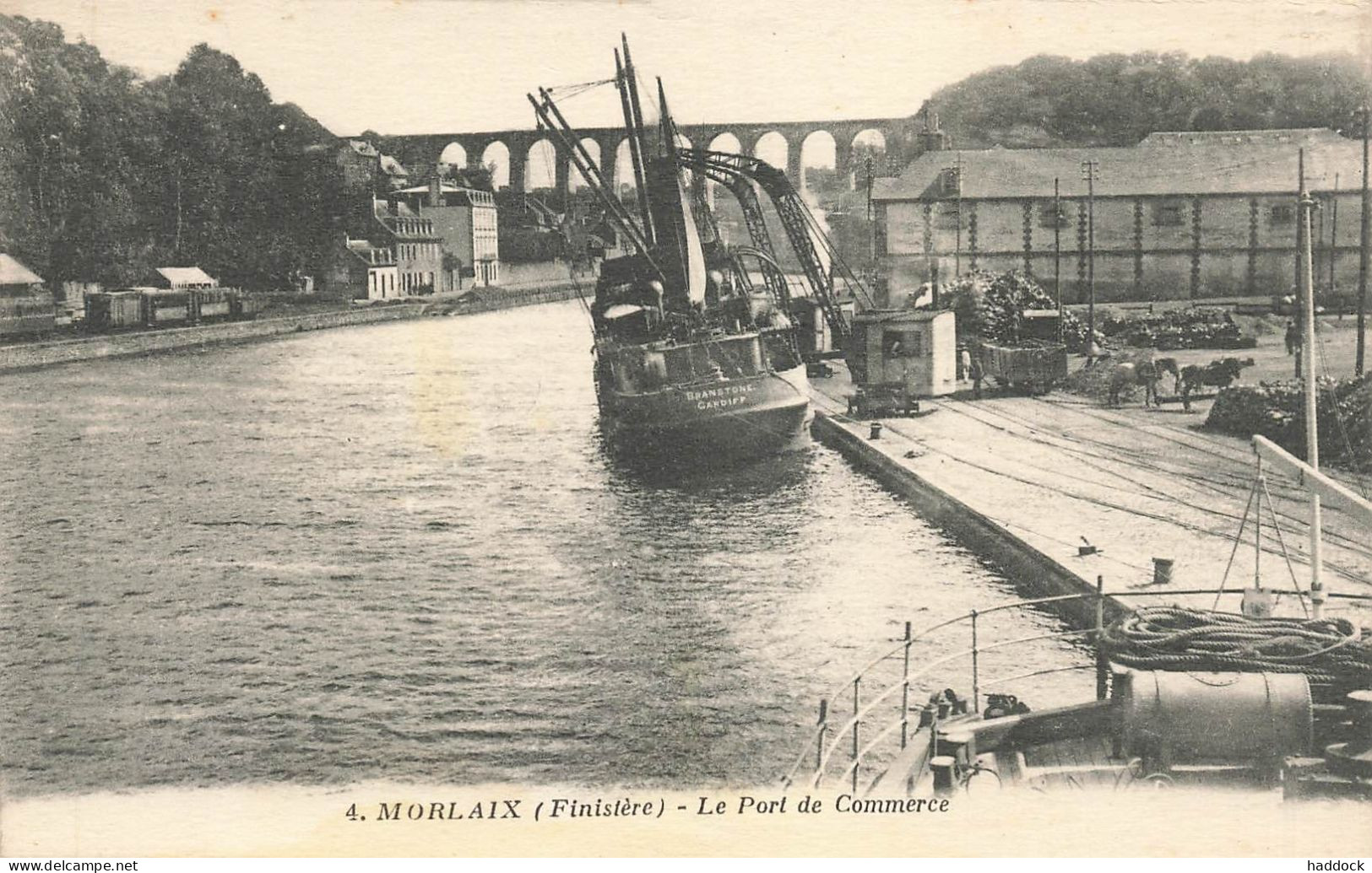 MORLAIX : LE PORT DE COMMERCE - Morlaix