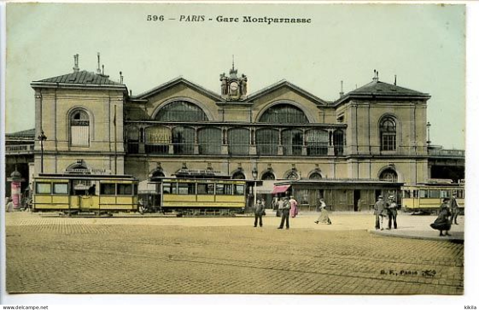 CPA 9 X 14    PARIS   Gare Montparnasse   Tramways De La Compagnie Générale Parisienne De Tramways  Gare De Lyon Gare * - Métro Parisien, Gares