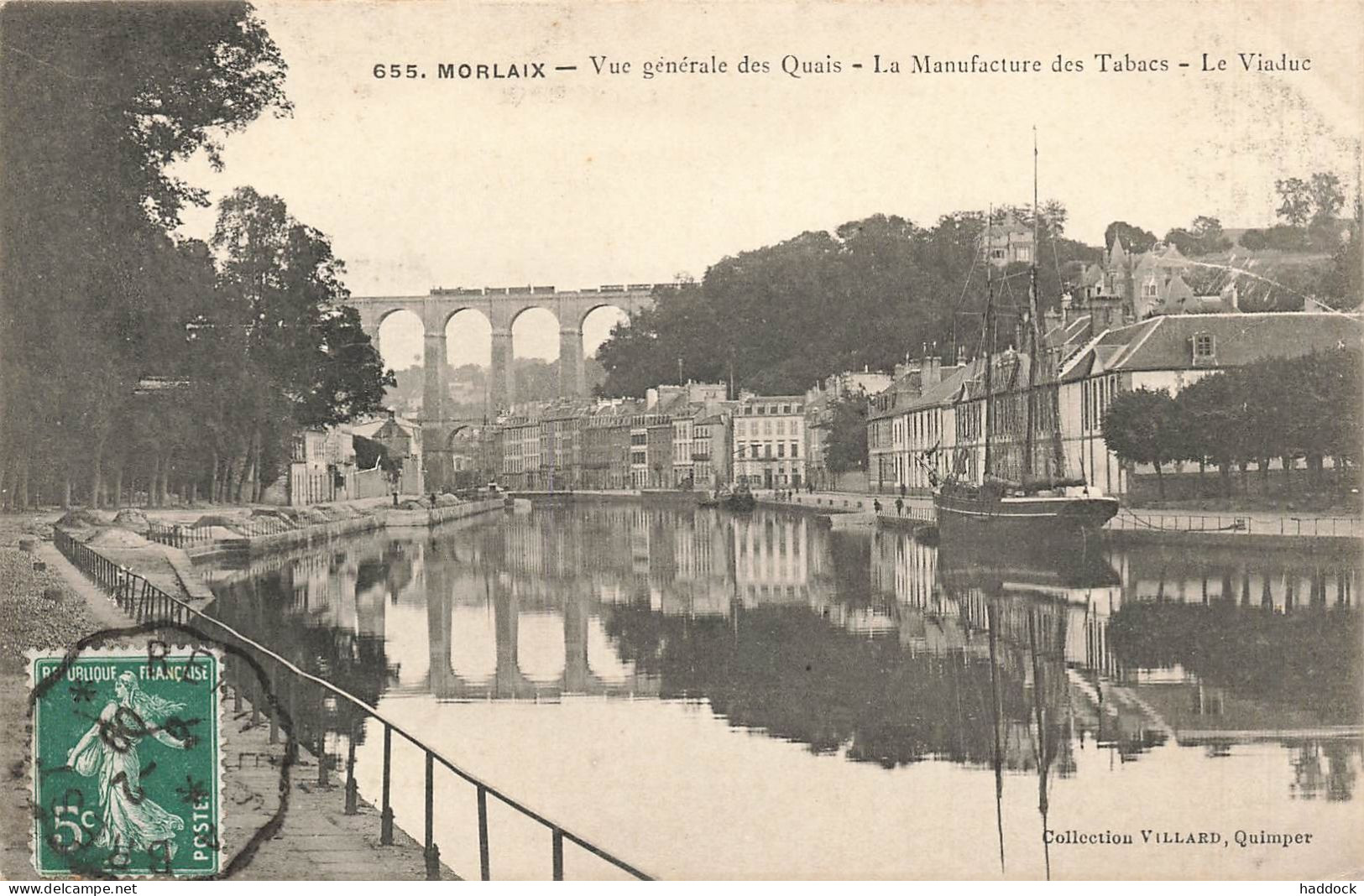 MORLAIX : VUE GENERALE DES QUAIS - Morlaix