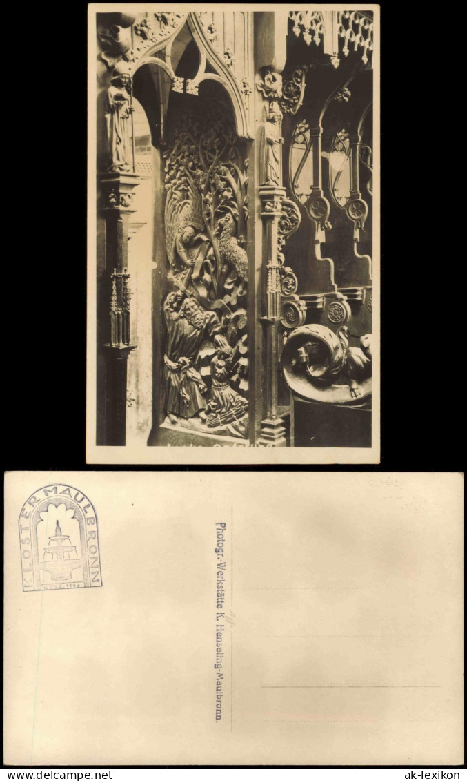 Ansichtskarte Maulbronn Kloster - Relief 1940 - Sonstige & Ohne Zuordnung