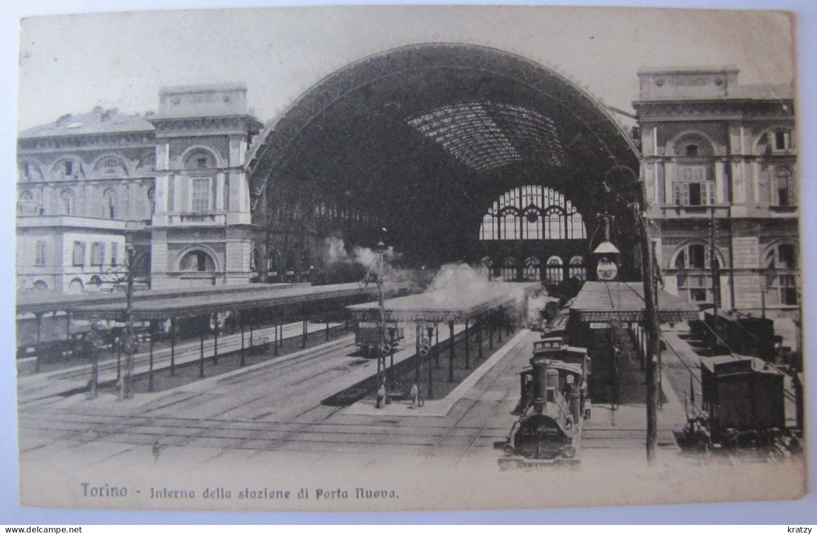 ITALIE - PIEMONTE - TORINO - Interno Della Stazione Di Porta Nuova - 1920 - Parken & Tuinen