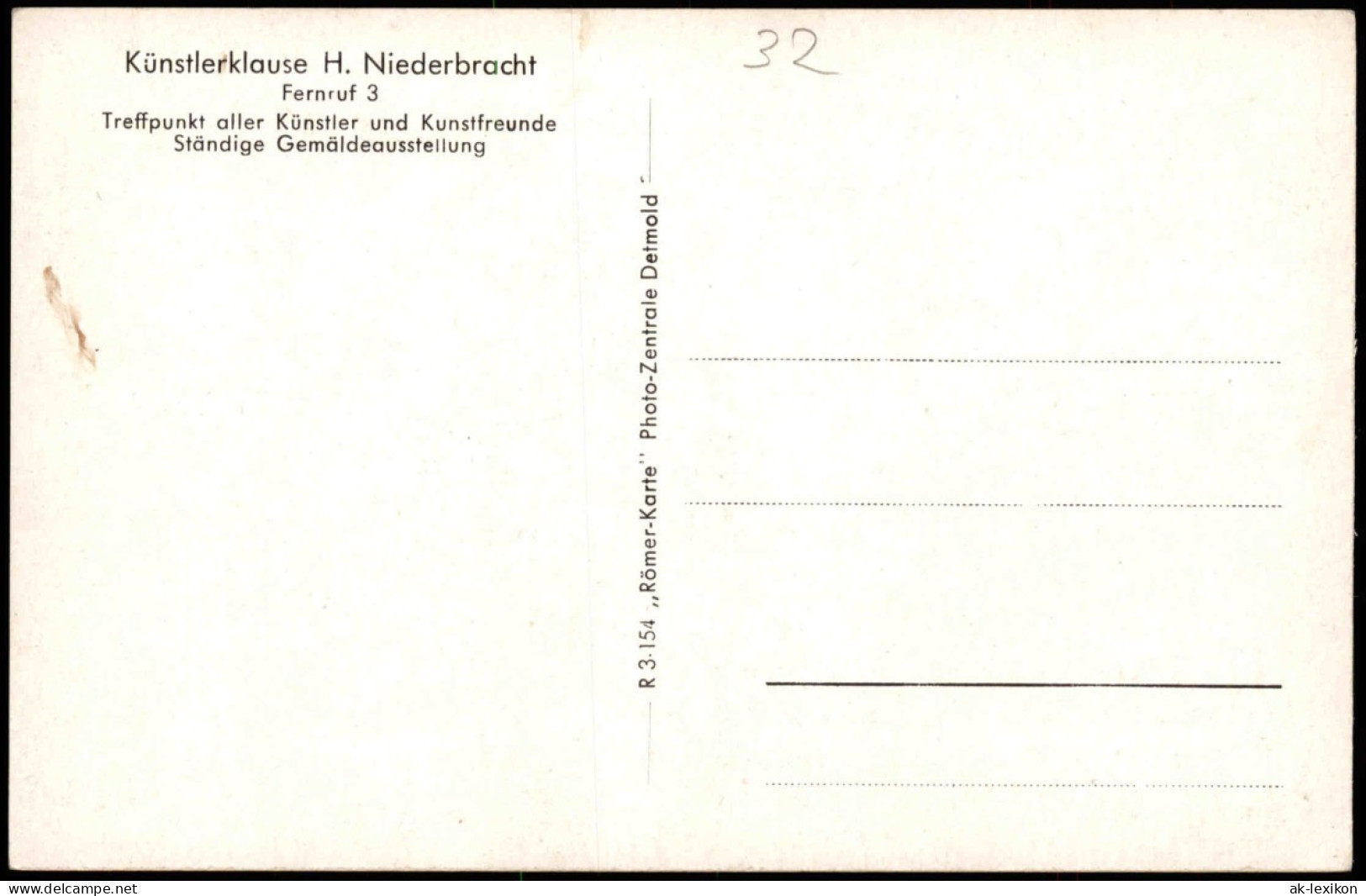 Schwalenberg-Schieder-Schwalenberg Innenmalerei Aus Der Künstlerklause 1956 - Andere & Zonder Classificatie
