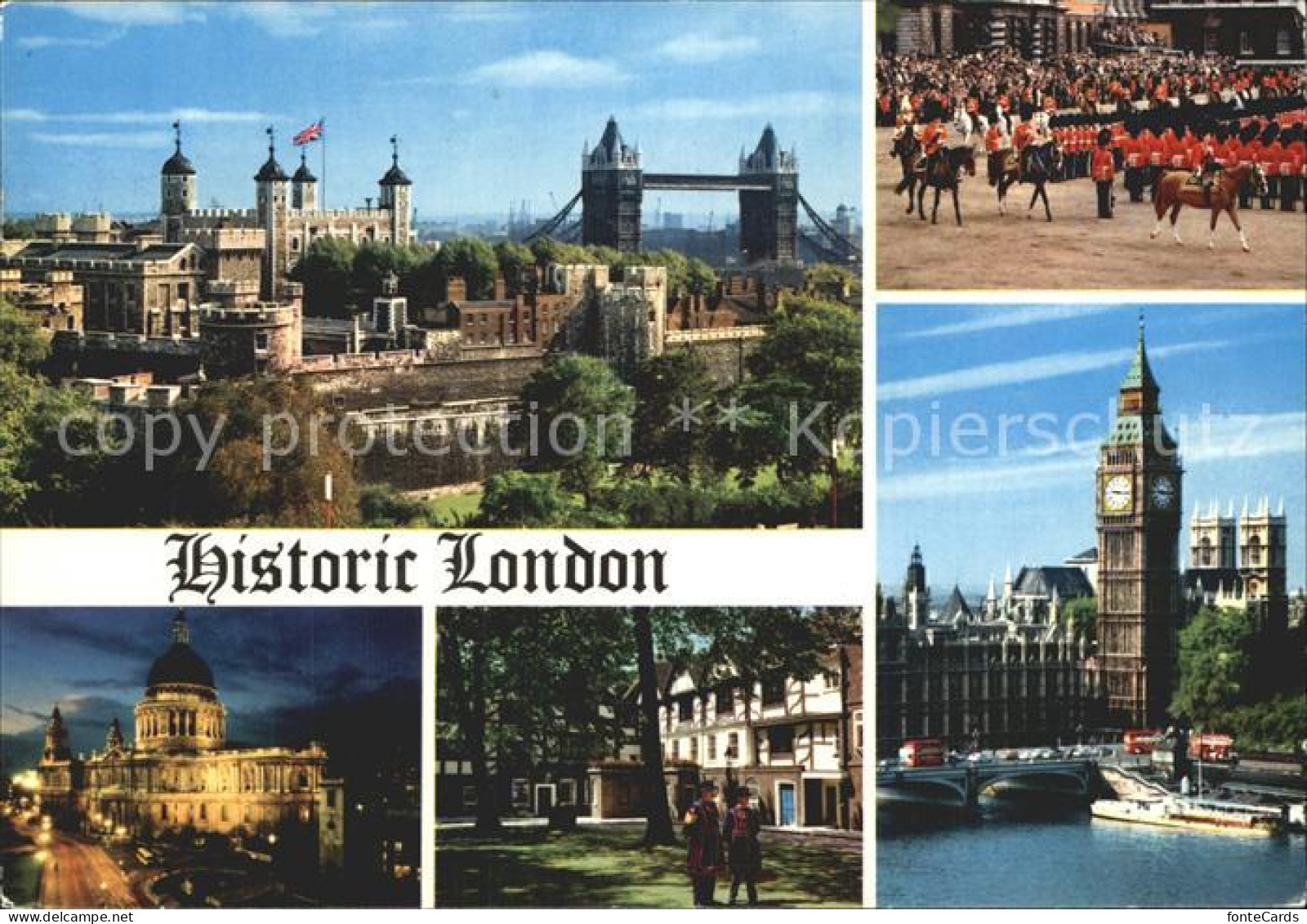 72352784 London Tower Bridge Parlament Garde Big Ben - Other & Unclassified