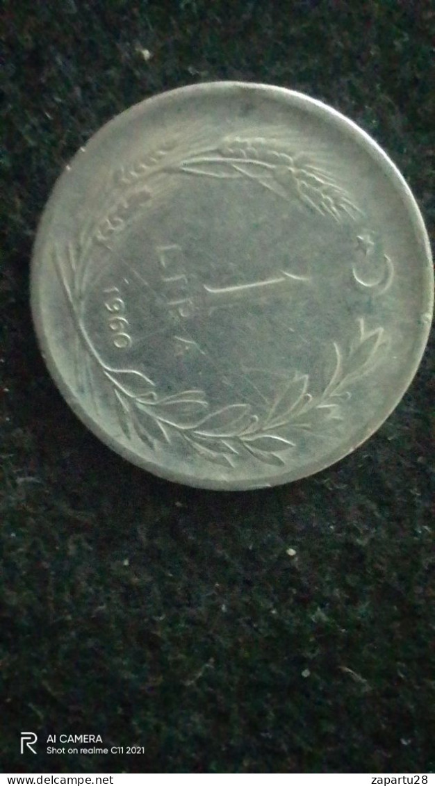 TÜRKİYE-1960--       1      LİRA           VF - Turquie