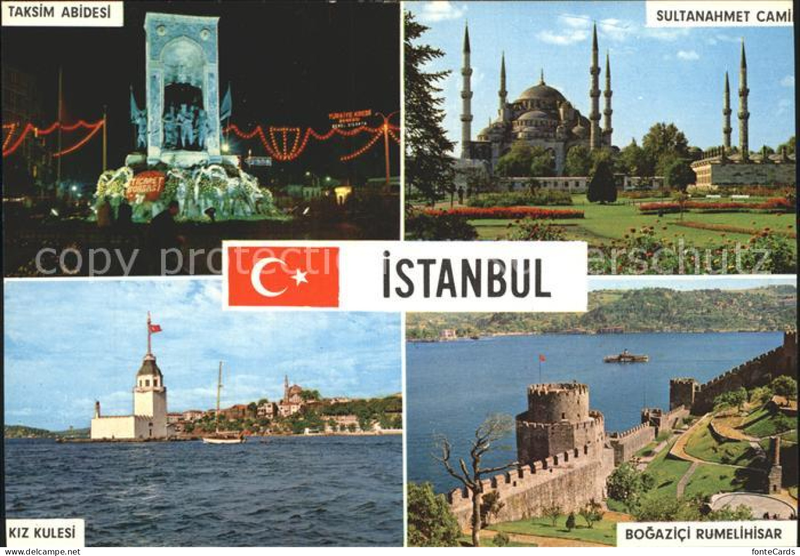 72351287 Istanbul Constantinopel Kiz Kulesi Taksim Abidesi Sultanahmet Cami  - Turchia